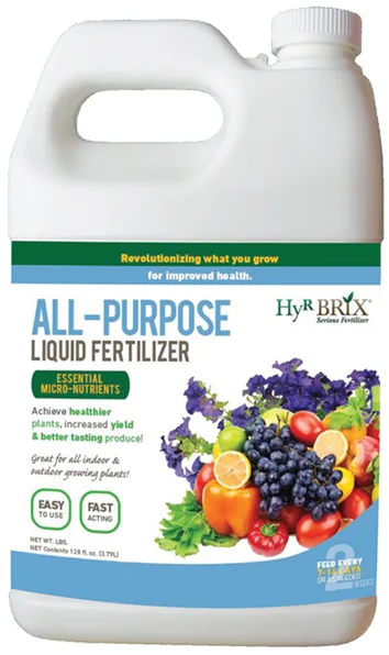 HyR BRIX® All Purpose Fertilizer 4-3-3 - 1 gal Jug - Fertilizers